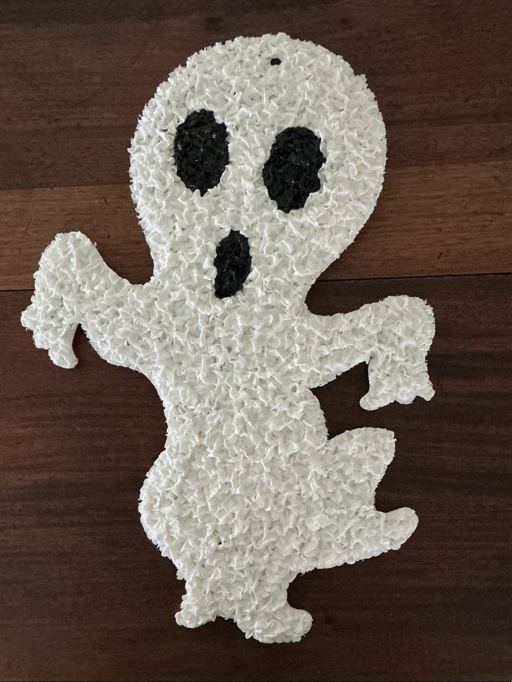 Vintage Halloween Popcorn Melt/Melted Plastic Popcorn Ghost